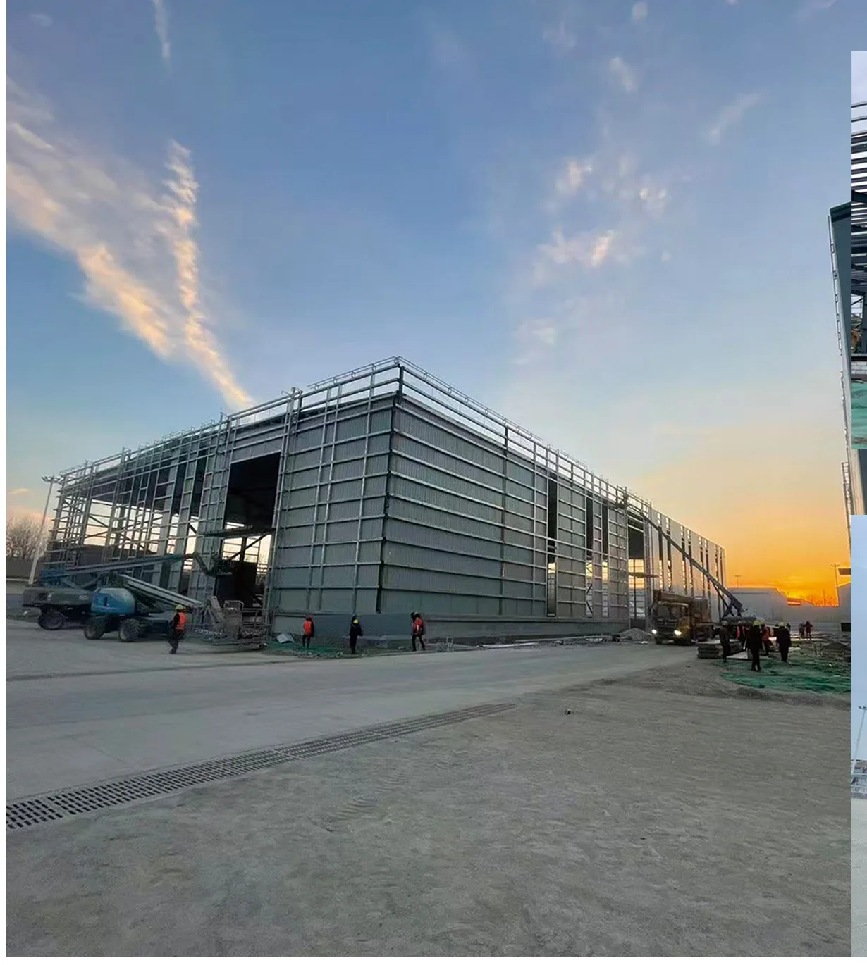 Steel-frame logistics park